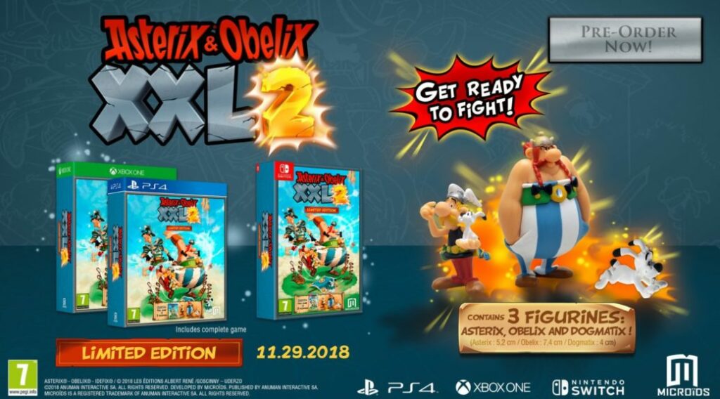 [Act.] Asterix & Obelix XXL 2: Anunciadas edición limitada y de coleccionista y nuevos detalles e imágenes