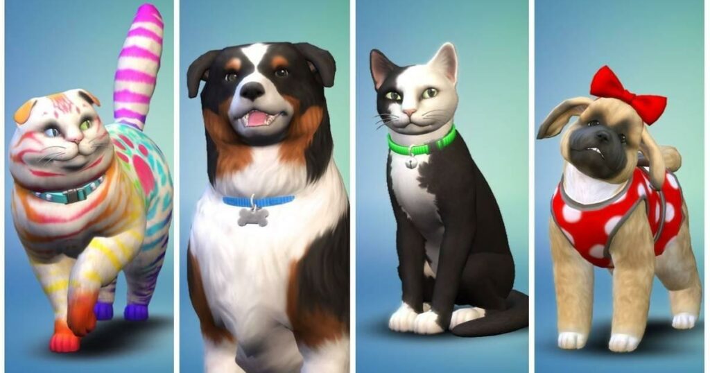 Analyse des Sims 4 : Chiens et chats, voici les animaux de compagnie !