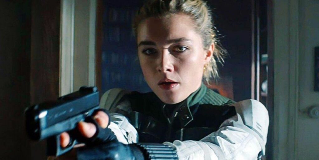 Black Widow : C'est la « zasca » de Florence Pugh pour David Harbour dans la scène de l'avion