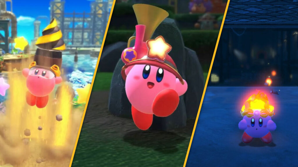 Capacité de copie de Kirby et les terres oubliées