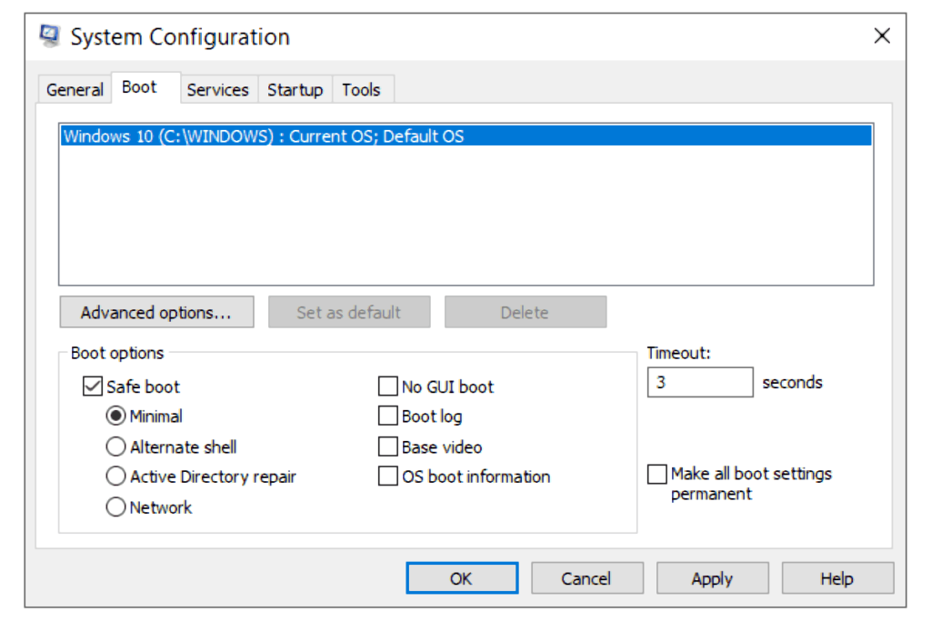 Comment démarrer Windows en mode sans échec à l'aide de la configuration du système