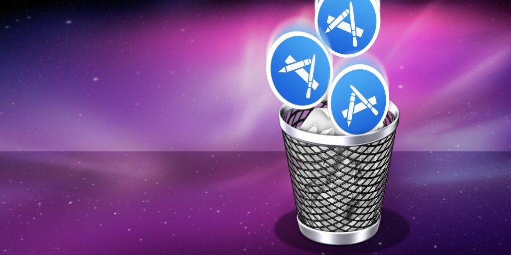 Mac apps going into the Trash