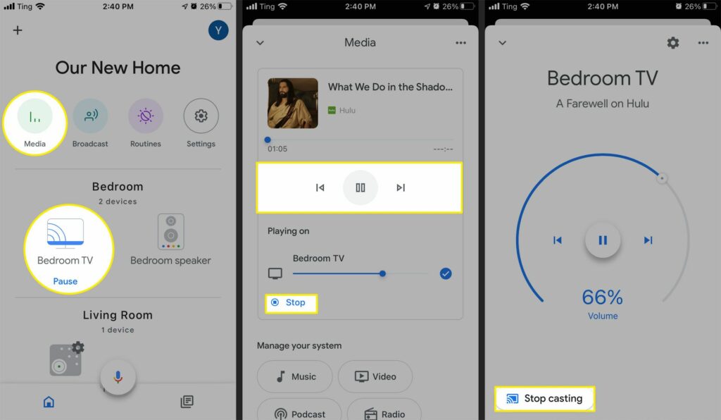 Comment diffuser un iPhone sur Chromecast