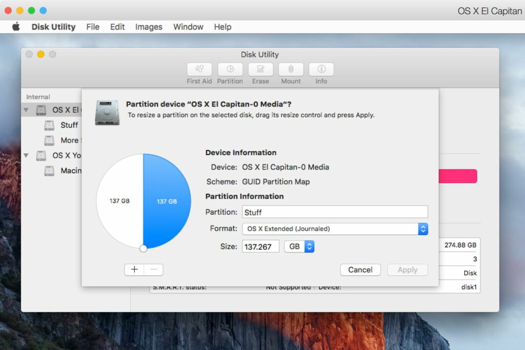 Comment redimensionner un volume Mac à l'aide de l'utilitaire de disque