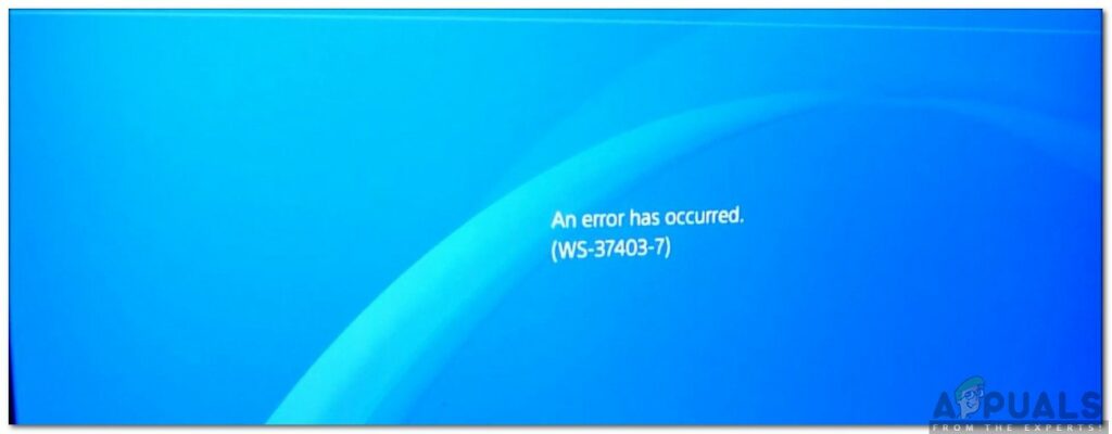 Comment réparer "Code d'erreur : WS-37403-7" sur PlayStation 4 ?