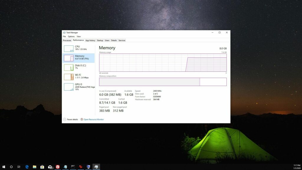 Comment vérifier la RAM sur Windows 10