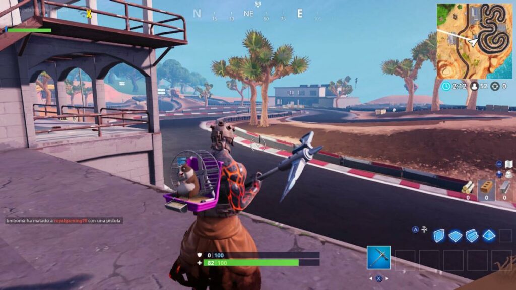 Enregistrez une caisse ou une boîte de munitions sur une piste ou une boîte de nuit Fortnite