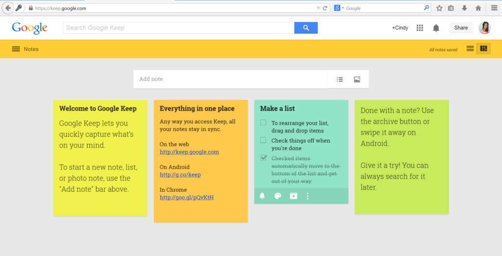 Evernote contre OneNote contre Google Keep