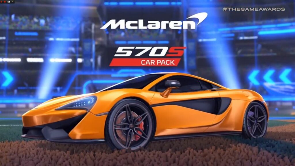 Ya está disponible el McLaren 570S Car Pack para Rocket League en Nintendo Switch