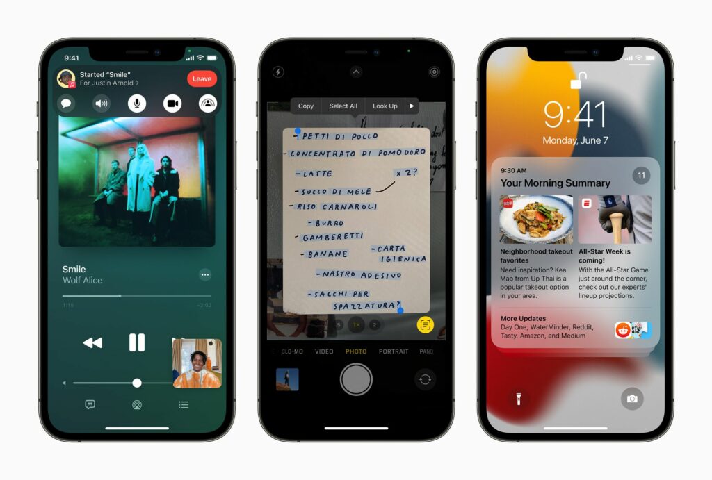 L'histoire d'iOS, de la version 1.0 à la version 15.0