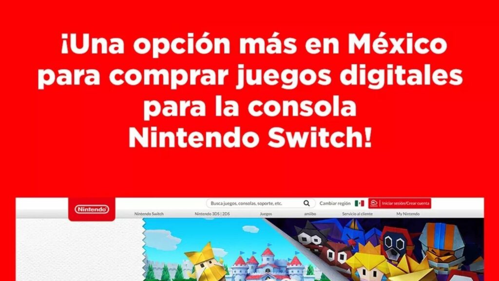 Nintendo habilita oficialmente su tienda online de juegos digitales para México