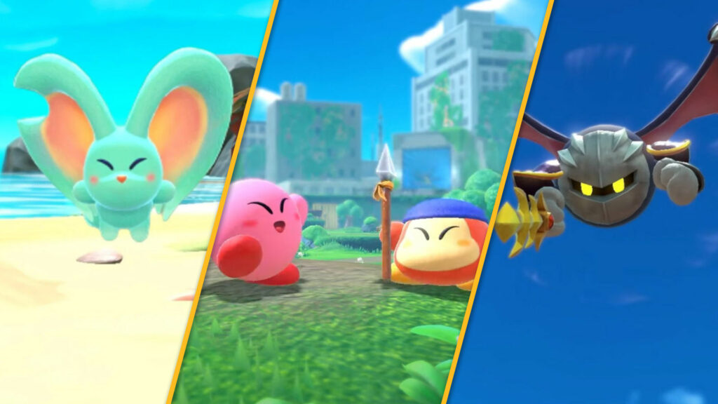 Personnages Kirby - Anciens et nouveaux dans Forgotten Lands