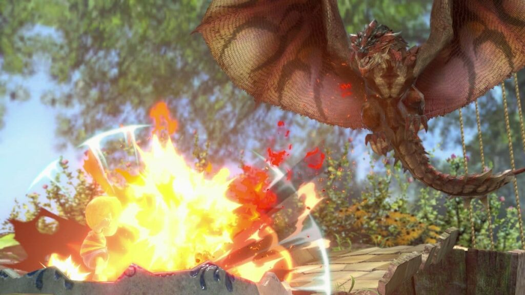 Rathalos protagoniza la entrada de hoy del blog oficial de Super Smash Bros. Ultimate