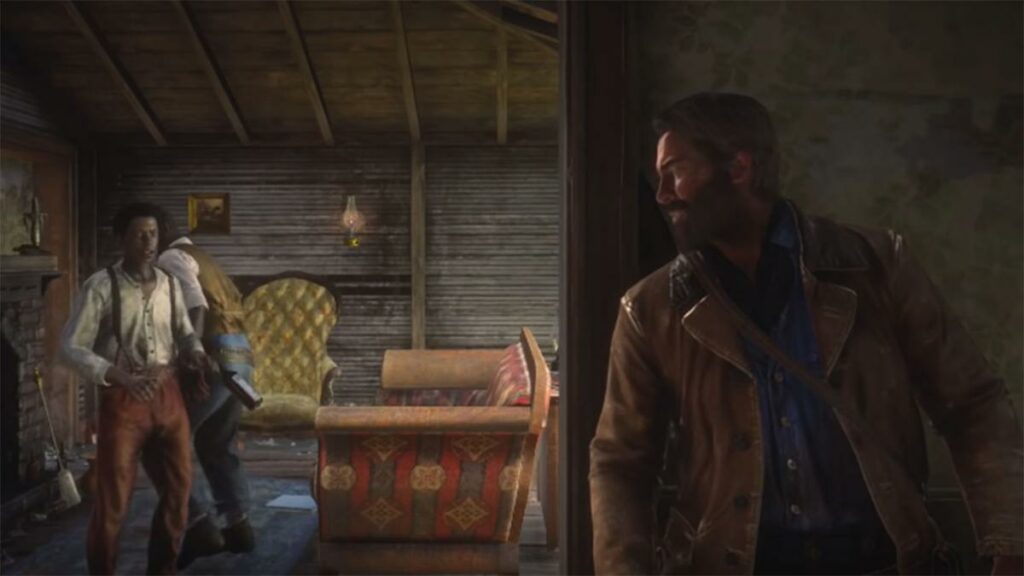 Red Dead Redemption 2 : Quatre résultats lors de l'entrée par effraction dans la maison de Catfish Jackson