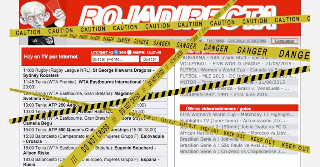 RojaDirecta sera bloqué d'ici une semaine s'il n'arrête pas de diffuser le football comme ordonné par le tribunal