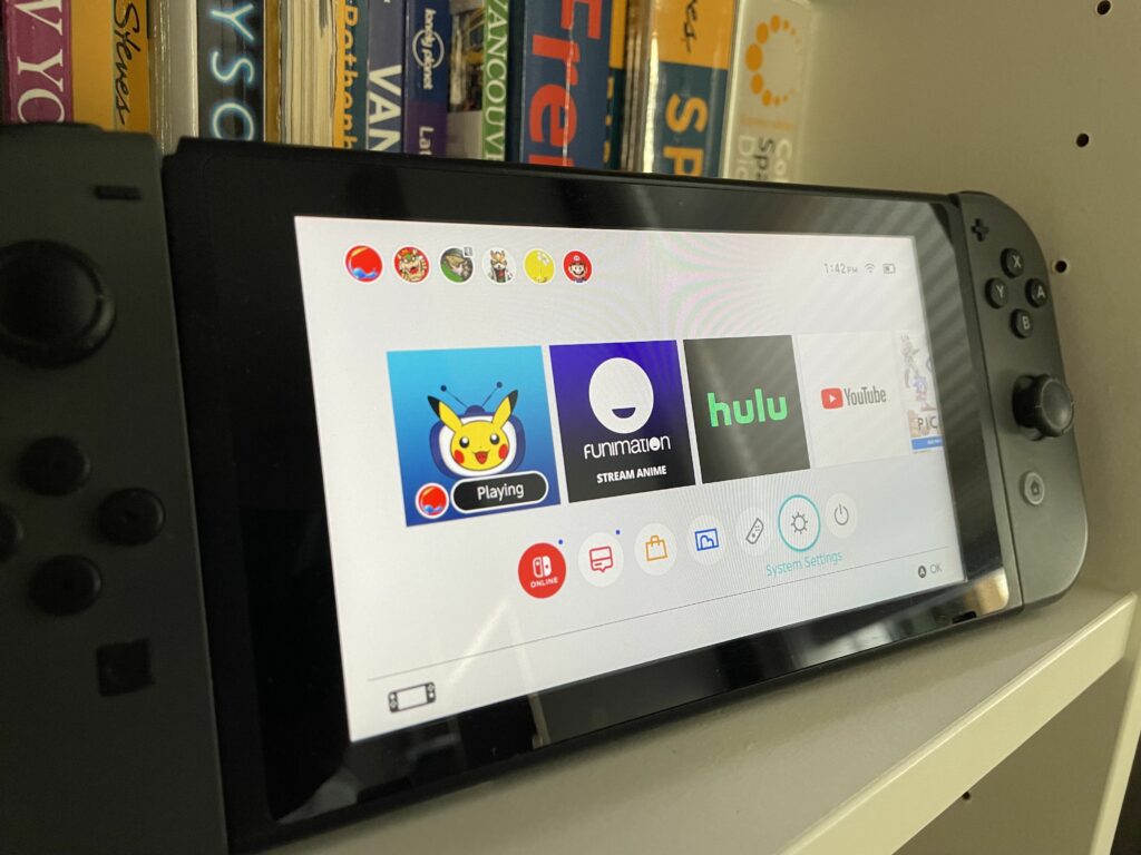 Switch propose 4 applications de streaming