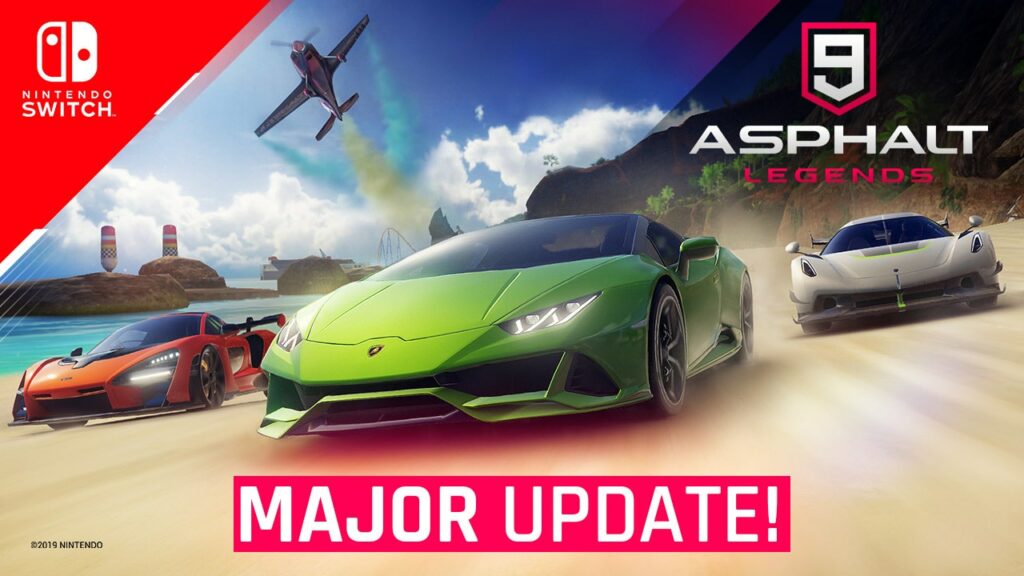 El título gratuito Asphalt 9: Legends recibe numerosas novedades en Nintendo Switch