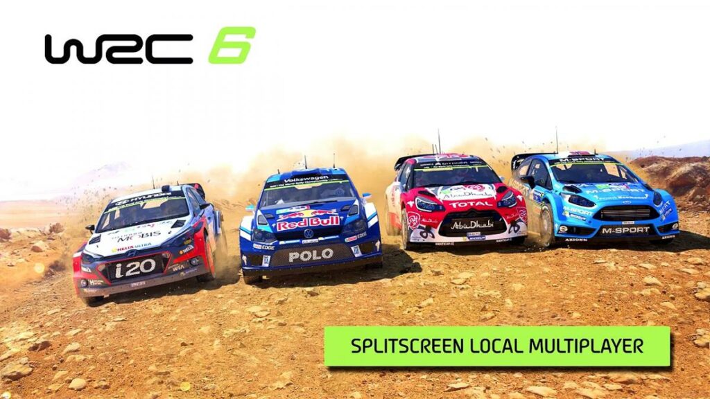 WRC 6 - jeu vidéo avec mode écran partagé