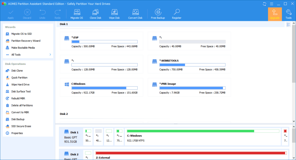 AOMEI Partition Assistant Édition Standard v9.6.1