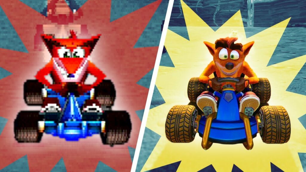 [Act.] Así luce Crash Team Racing Nitro-Fueled comparado con la versión de PlayStation