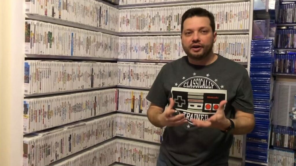 Antonio Romero Monteiro entra en el libro de Récords Guiness por tener la colección más grande de videojuegos del mundo