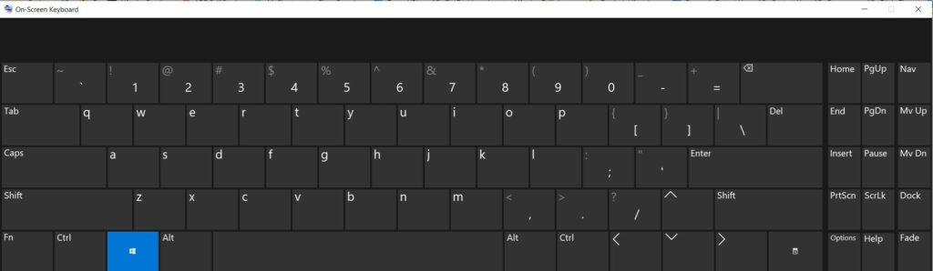 Comment activer ou désactiver le clavier à l'écran dans Windows 10