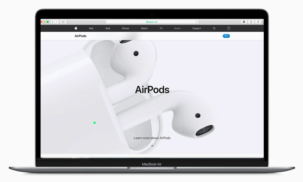 Comment connecter des AirPods à MacBook Air