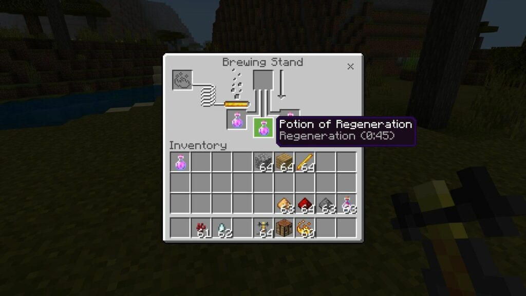 Comment faire une potion de régénération dans Minecraft