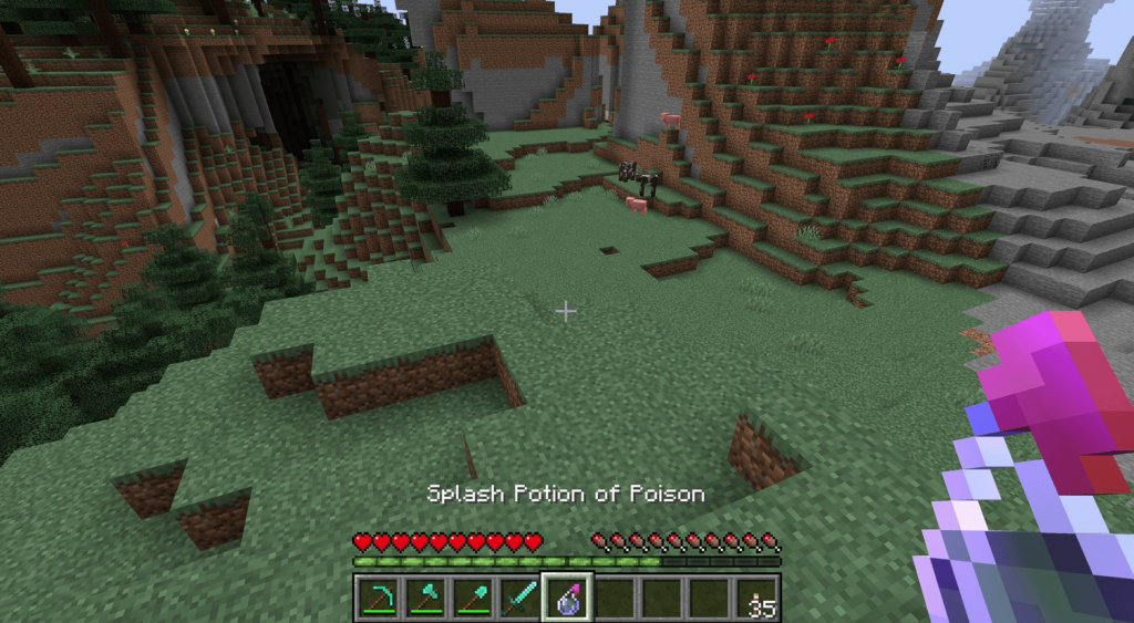 Comment faire une potion splash dans Minecraft