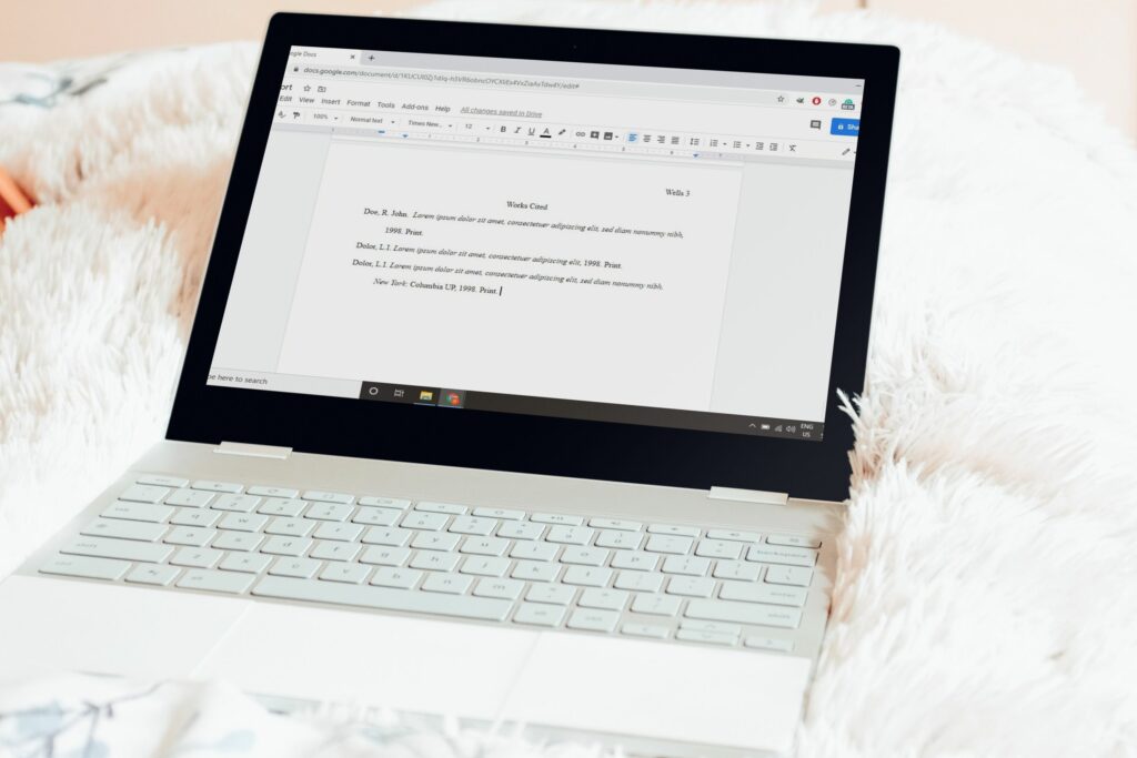 Comment formater MLA sur Google Docs