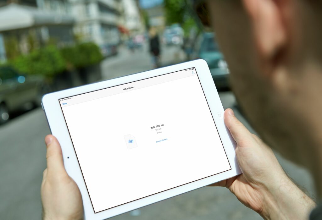 Comment ouvrir des fichiers Zip sur iPad ou iPhone