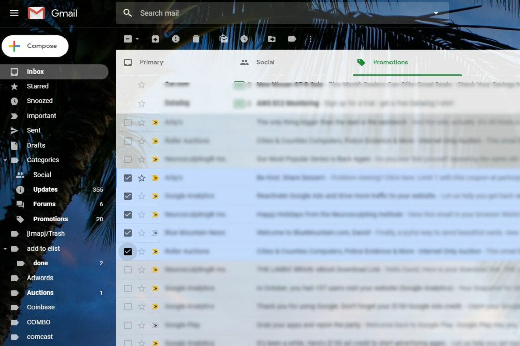 Comment sélectionner rapidement plusieurs e-mails dans Gmail