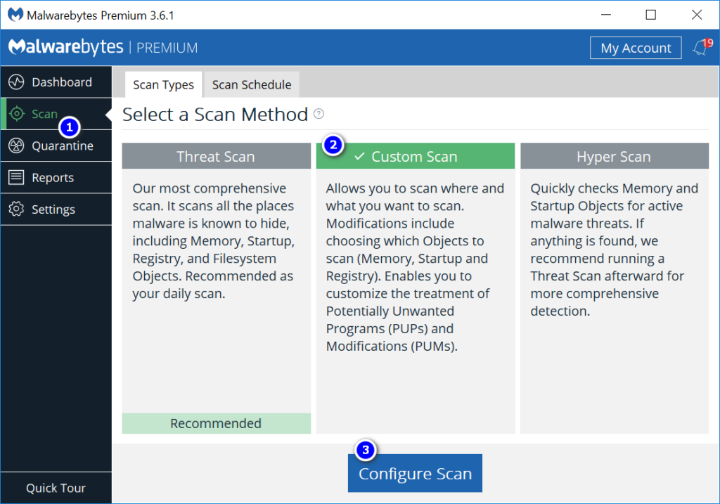 Comment supprimer les logiciels malveillants avec Malwarebyte