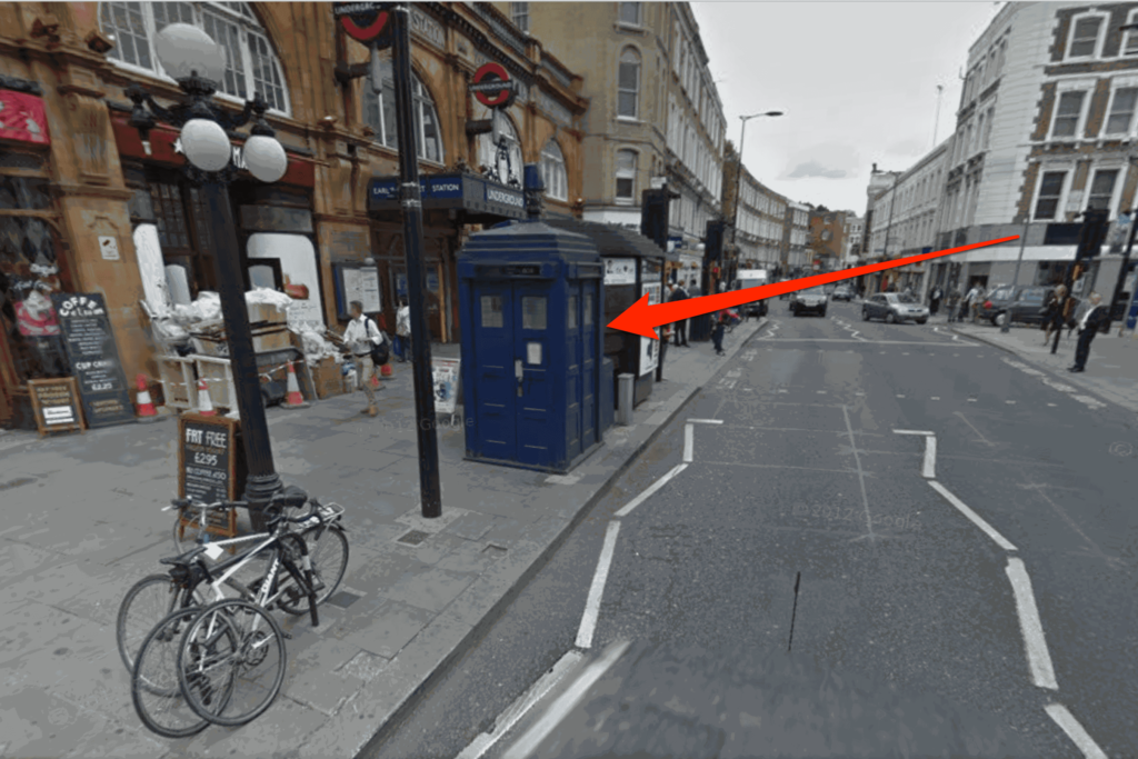 Comment trouver "Doctor Who" TARDIS dans Google Maps