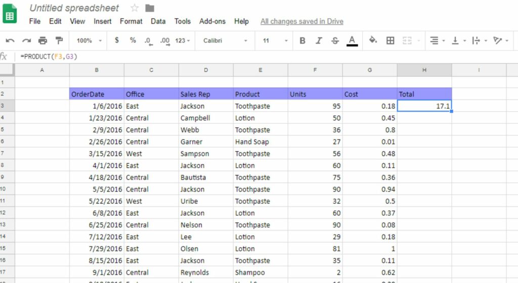 Comment utiliser les fonctions dans Google Sheets