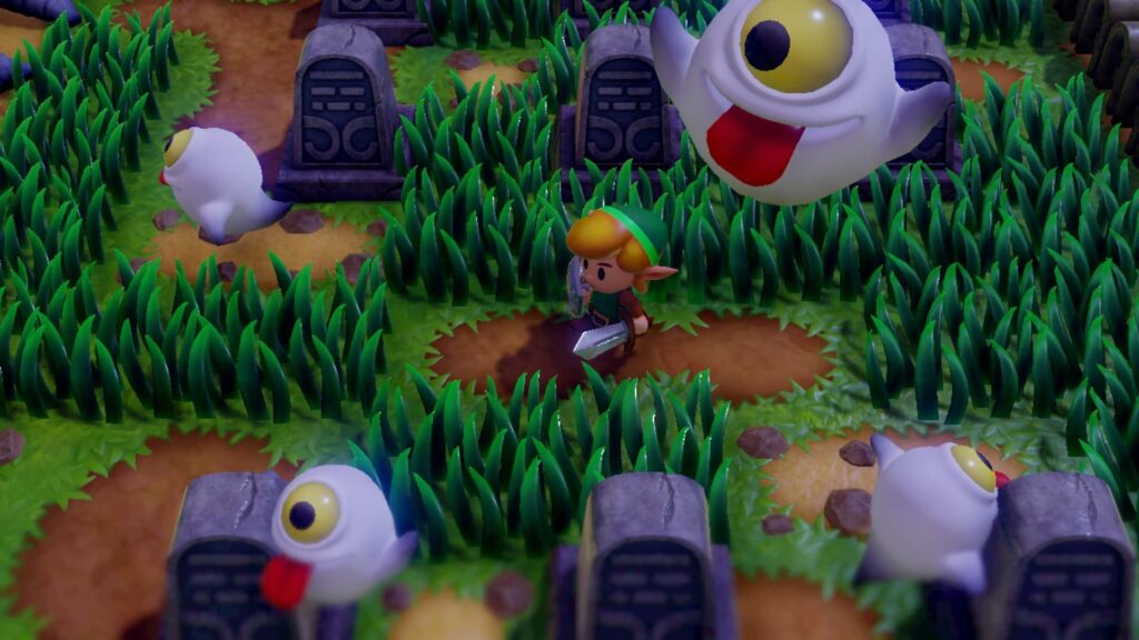 Conoce a los enemigos Pokey y Ghini de Zelda: Link’s Awakening