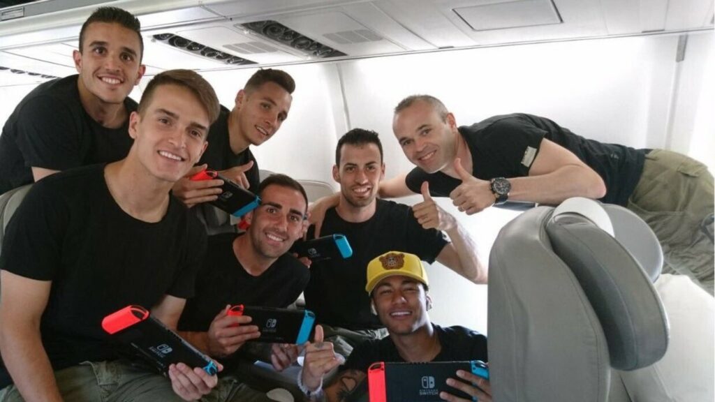 El FC Barcelona muestra su amor por Nintendo Switch