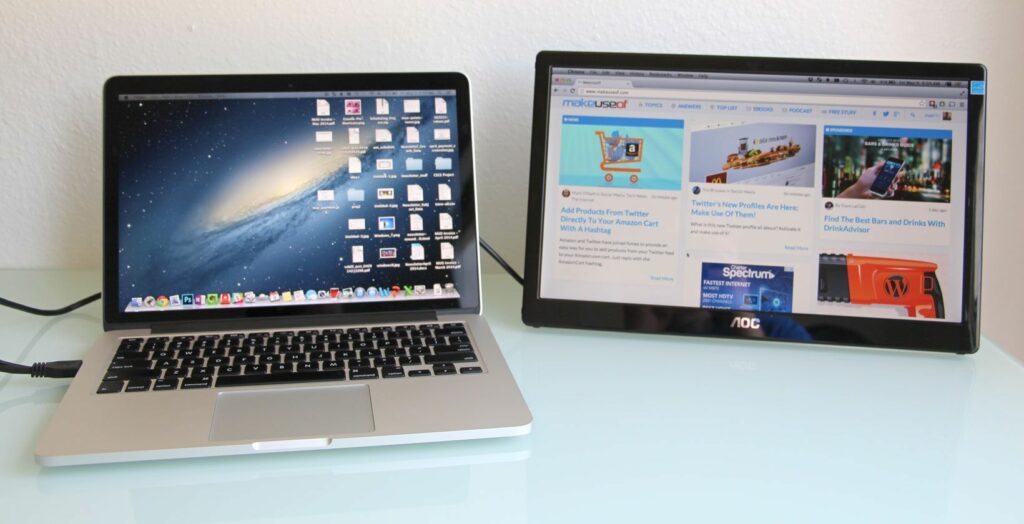 Examen du moniteur USB AOC 16"