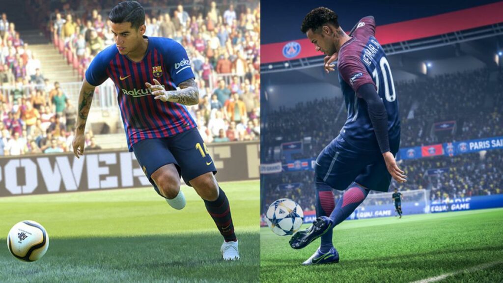 FIFA 19 vs PES 2019 Bataille des licences de football