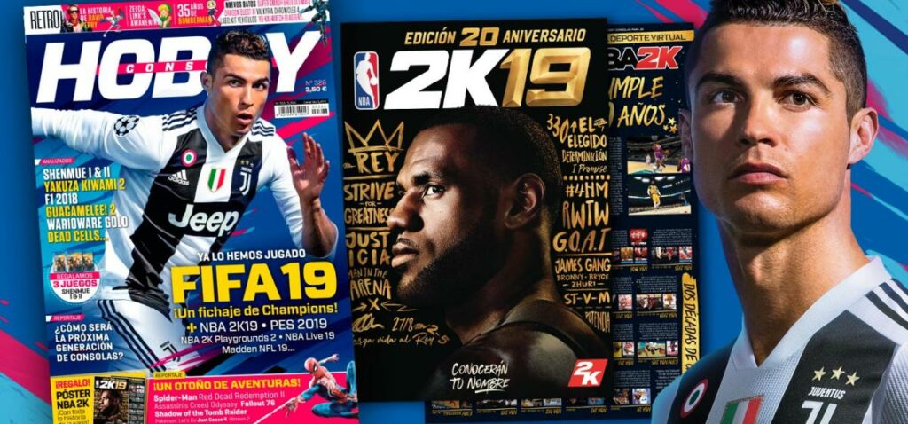 Hobby PlayStation 326, vendu avec le poster NBA 2K19