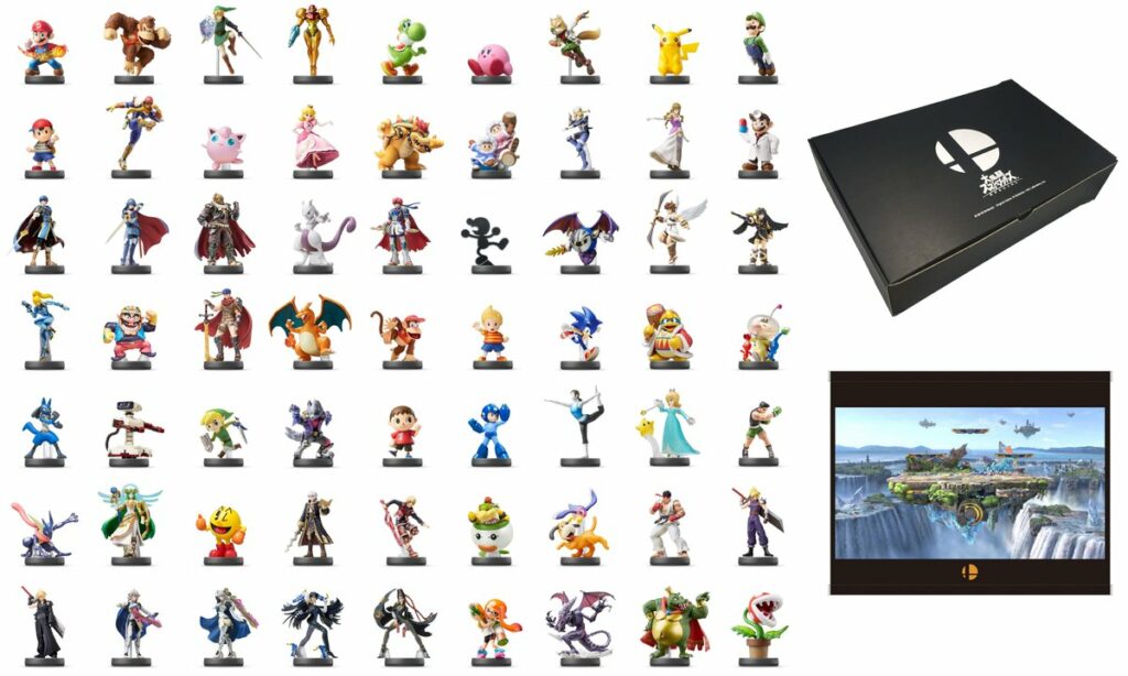 Japón recibirá un pack de Super Smash Bros. con 63 amiibo, un póster y una caja especial