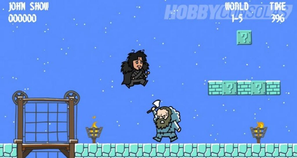 Jeux de Thrroll - Game of Thrones de style Mario Bros, Doom, Tetris ou Mortal Kombat