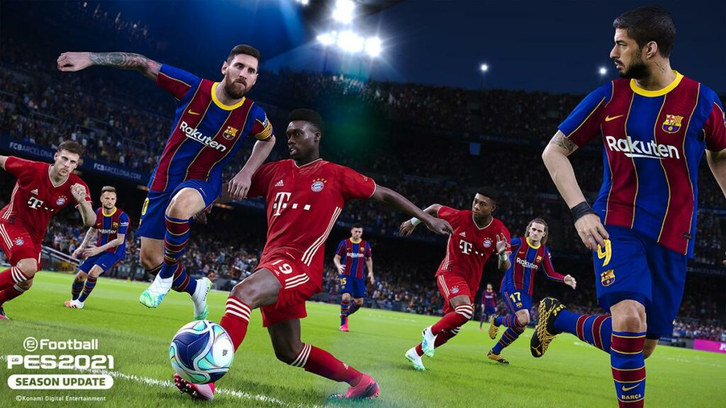 Konami Football Simulator nouvelle saison eFootball PES 2021 Analyse de la mise à jour de la saison