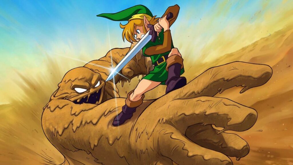 La légende de Zelda déballe un lien avant la SNES Mini