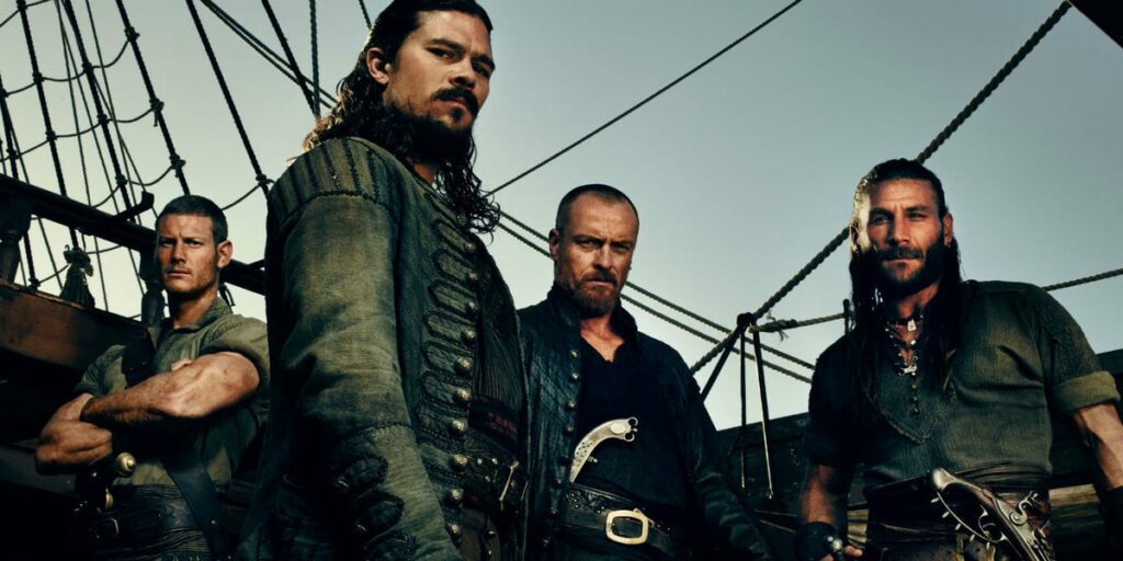 La série de pirates "Black Sails" se terminera dans une quatrième saison