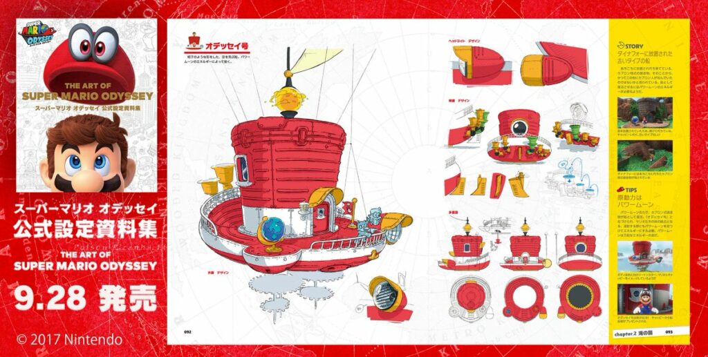 La Odyssey se luce en este nuevo avance del libro de arte The Art of Super Mario Odyssey