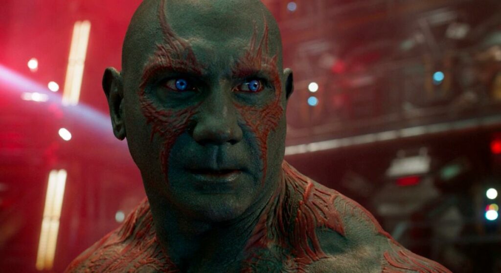 Les Gardiens de la Galaxie Tome 2 - Dave Bautista doute de Drax