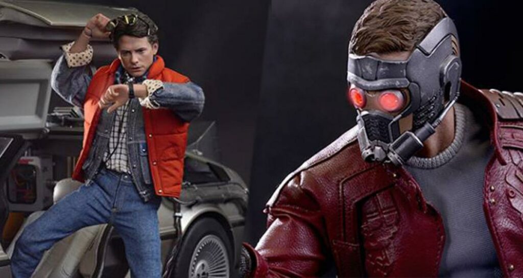 Marty McFly et Star-Lord vus comme des figurines chaudes au Comic-Con