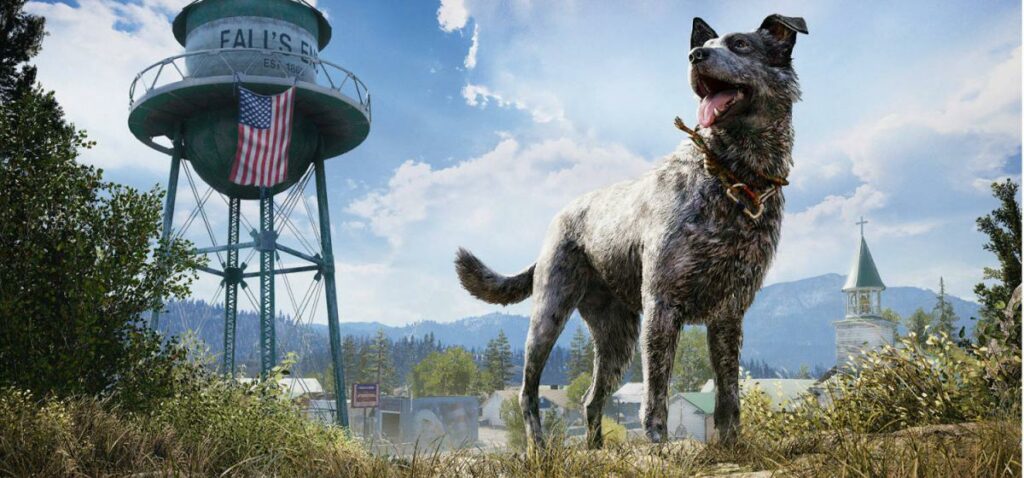 Meilleurs jeux pour chiens - Far Cry 5, Fallout, Mario Odyssey...