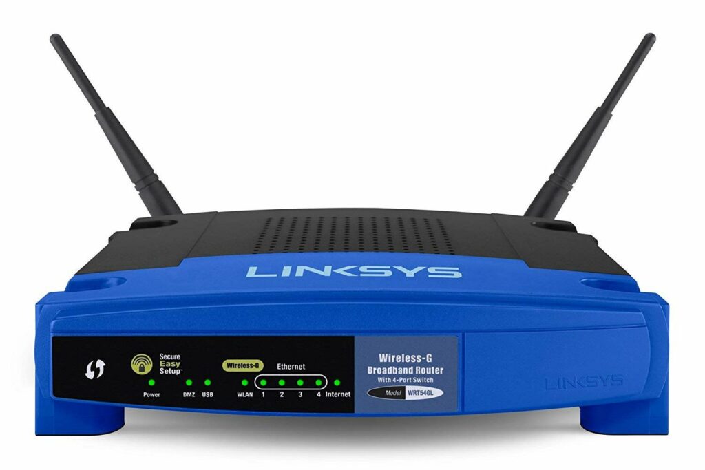 Mot de passe par défaut Linksys WRT54GL